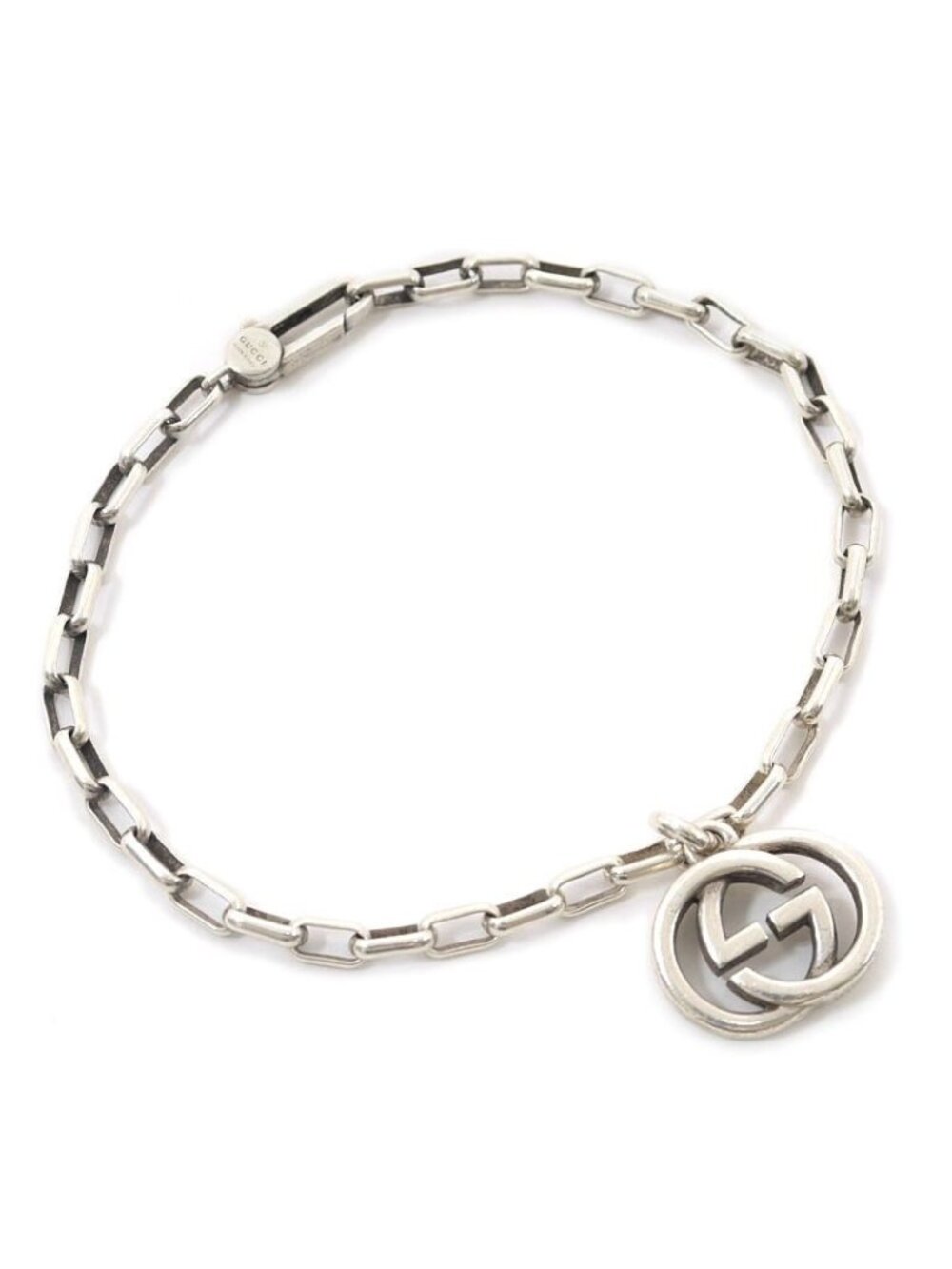 Gucci Interlocking G Chain Bracelet Silver